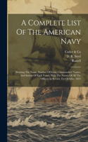 Complete List Of The American Navy