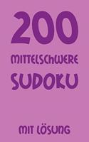 200 mittelschwere Sudoku mit Lösung