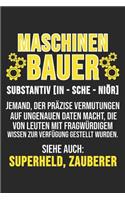 Maschinenbauer Substantiv [In-Sche-Niör] Jemand, Der Präzise Vermutungen Auf Ungenaue Daten Macht, Die Von Leuten Mit Fragwürdigem Wissen Zur Verfügung Gestellt Wurden.