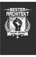 Bester Architekt Aller Zeiten: Punktiertes Notizbuch Mit 120 Seiten Zum Festhalten Für Alle Notizen, Termine, Listen Und Vieles Mehr - Ebenfalls Eine Tolle Und Lustige Geschenkide