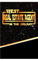 The Best Real Estate Agent in the Galaxy: Isometric Dot Paper Notebook Book 120 Pages 6"x9"