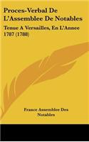 Proces-Verbal de l'Assemblee de Notables
