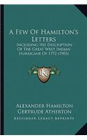 A Few Of Hamilton's Letters