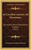 de Cornificii Auctoris Ad Herennium