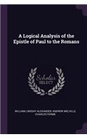 A Logical Analysis of the Epistle of Paul to the Romans