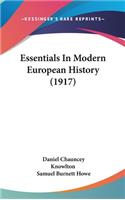 Essentials In Modern European History (1917)