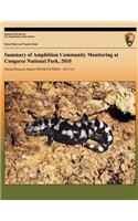 Summary of Amphibian Community Monitoring at Congaree National Park, 2010