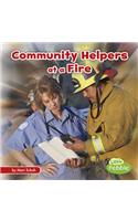 Community Helpers at a Fire