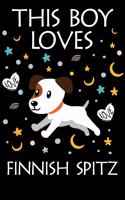 This Boy Loves Finnish Spitz Notebook