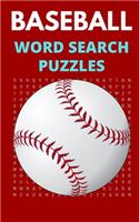 Baseball Word Search Puzzles