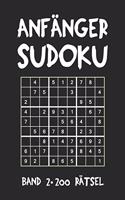 Anfänger Sudoku Band 2 200 Rätsel: Puzzle Rätsel Heft, 9x9, 2 Rätsel pro Seite