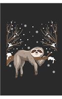 Sloth Christmas: Graph Ruled Notebook - Journal for Christmas Gift Idea And New Year Gift Idea