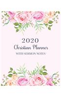2020 Christian Planner with Sermon notes