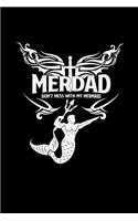 Merdad: 6x9 MERMAID - grid - squared paper - notebook - notes