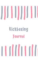 Kickboxing Journal: 100 Pages College Ruled Lined Journal/Notebook - 8.5 X 11 Large Log Book/Notepad