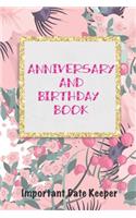 Anniversary and Birthday Book: Important Date Keeper