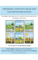 Fun Sheets for Preschool (Ordering concepts near and far depth perception)
