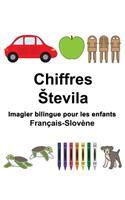 Français-Slovène Chiffres/Stevila Imagier bilingue pour les enfants