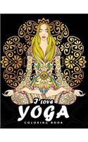 I love Yoga Coloring book