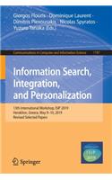 Information Search, Integration, and Personalization