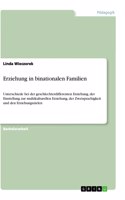 Erziehung in binationalen Familien: Unterschiede bei der geschlechterdifferenten Erziehung, der Einstellung zur multikulturellen Erziehung, der Zweisprachigkeit und den Erziehungsziele