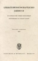 Literaturwissenschaftliches Jahrbuch