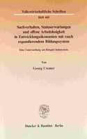 Suchverhalten, Statuserwartungen Und Offene Arbeitslosigkeit in Entwicklungsokonomien Mit Rasch Expandierendem Bildungssystem