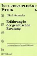 Erfahrung in Der Genetischen Beratung