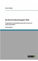 Das Berufsvorbereitungsjahr (BVJ)