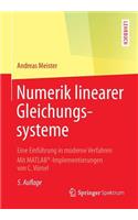 Numerik linearer Gleichungssysteme