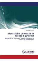 Translation Universals in Jirotkas Saturnin