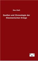 Quellen und Chronologie der Kleomenischen Kriege: (German)