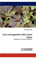 Care management after brain injury