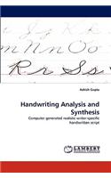 Handwriting Analysis and Synthesis