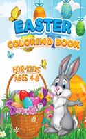 Easter Coloring Book for Kids Ages 4-8