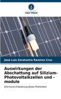 Auswirkungen der Abschattung auf Silizium-Photovoltaikzellen und -module