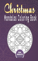 Christmas Mandalas Coloring Book For Adults
