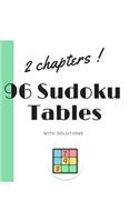 2 chapters ! 96 sudoku tables with solutions.