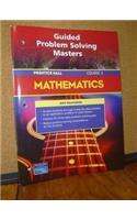 Prentice Hall Math Course 3 Guided Problem Solving Blackline Masters 2004 C