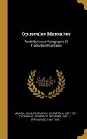 Opuscules Maronites