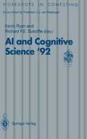 Ai and Cognitive Science '92: University of Limerick, 10-11 September 1992 (Workshops in Computing)