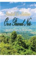 On A Personal Note: Specialized Poems for all Occasions