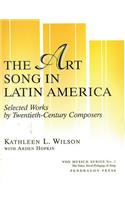 Art Song in Latin America