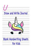 Draw and Write Journal: Blank Storybook Gift for Kids, Girls and Boys