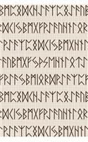 Viking Pattern - Go To Valhalla 01: Blank Sketch Paper Notebook with frame for Norse Mythology Lovers