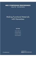 Making Functional Materials with Nanotubes: Volume 706