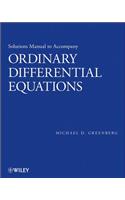 Ordinary Differential Equations, Solutions Manual