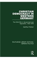 Christian Democracy in Western Germany (Rle: German Politics)