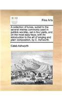 A Collection of Tunes, Suited to the Several Metres Commonly Used in Publick Worship, Set in Four Parts, and on the Most Easy Keys; With an Introduction to the Art of Singing and Plain Composition, by C. Ashworth.