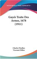 Gaya's Traite Des Armes, 1678 (1911)